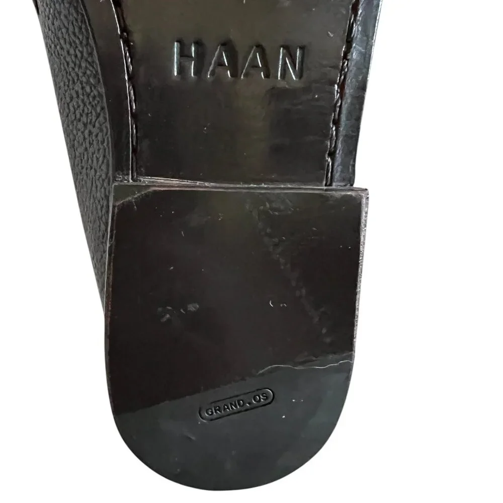 Cole Haan Men's NEW Grand O's Maine Pinch Pebbled Leather Loafers Size 9